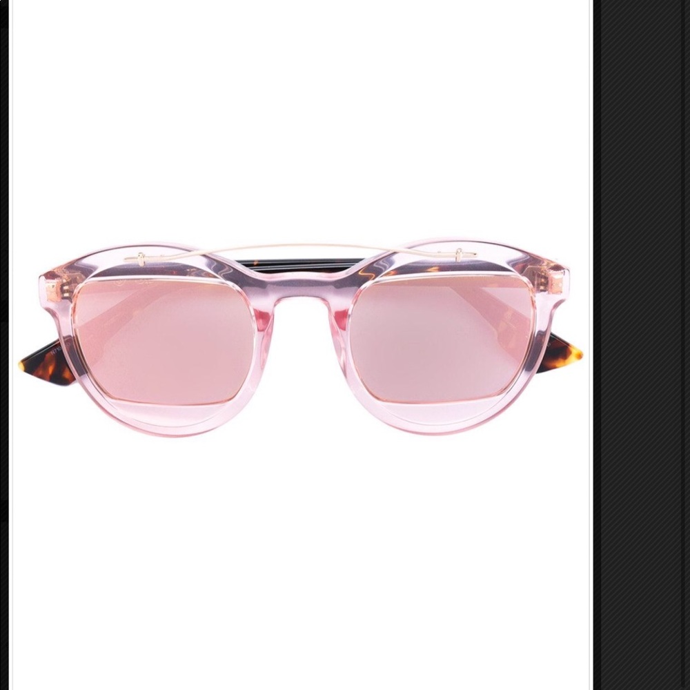 NWT Dior DiorMania 1 N710J Rose Grey Sunglasses - Picture 8 of 8